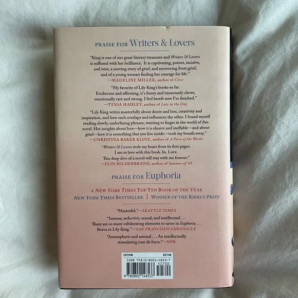 Writers & Lovers by Lily King Hardcover - Picture 2 of 2